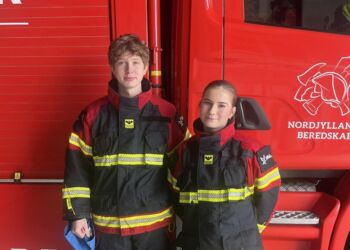 Mathias og Sabrina stationen i Hirtshals. Foto: Falck.