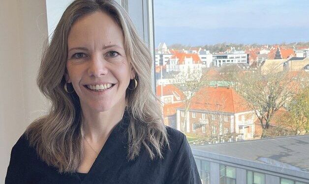 Gitte Sandlykke på toppen af Metropol. Foto: Erhverv Hjørring.