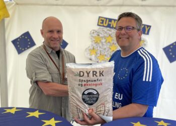 Henrik Bach fra Ny Vraa og Jakob Dyrman fra Venstre. Foto: Louise Frilev.