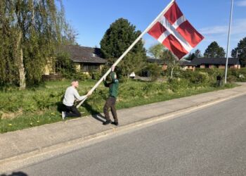 Tvertsed har mange gode grunde til at flage. Foto: Arkiv.
