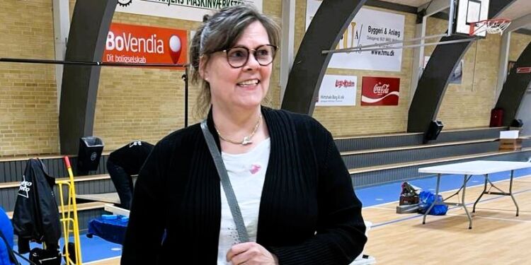 Marianne Agerholm er den kreative arrangør af Vesterhavs Basar i Hirtshals Idrætscenter. Foto (arkiv): Niels Skipper.