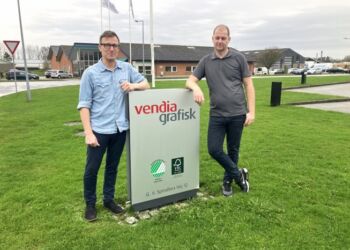 Morten Bendt Jakobsen og René Elkjær har et solidt grønt fundament på G.V. Spindlers Vej i Hjørring. Foto: Palle W. Nielsen
