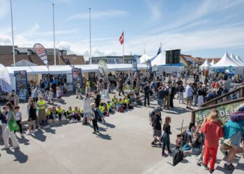 Lille udsnit af The Village under Naturmødet 2024. Foto: Kurt Sørensen.