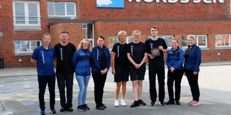 Køkkenteamet hos Nordsøen.