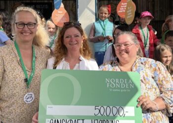 Fra venstre er det Maja Bak, Betina D. Jensen og Christina Thoft.