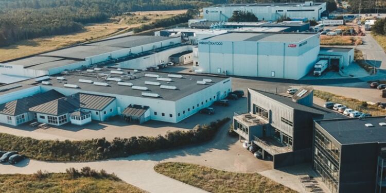 Nordic Seafoods domicil ved Sigurd Espersens Vej i Hirtshals. Foto: Nordic Seafood.