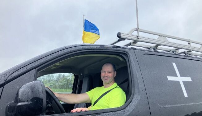 Askoldas Linauskas kom lige forbi Tversted. Foto: Palle W. Nielsen