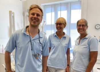 Mathias Damgaard,  Hanne Kragelund og Gitte Dam. Foto: Privat.