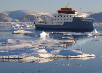 Grafisk fremstilling af Dana V. Foto: Knud E. Hansen.