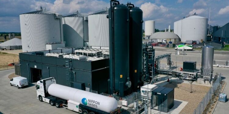 CO2 fangst hos Horsens Bioenergi.