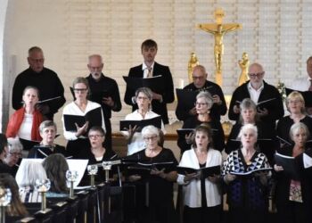 Hirtshals Kirkes Voksenkor. Foto: Arkiv.