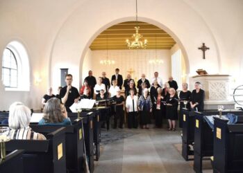 Kirkens Voksenkor i Hirtshals. Foto: Arkiv.