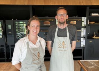 Amanda Axelsen og Lukas Wolf fra Kornets Hus glæder sig til Hjørring Dyrskue. Foto: Palle W. Nielsen
