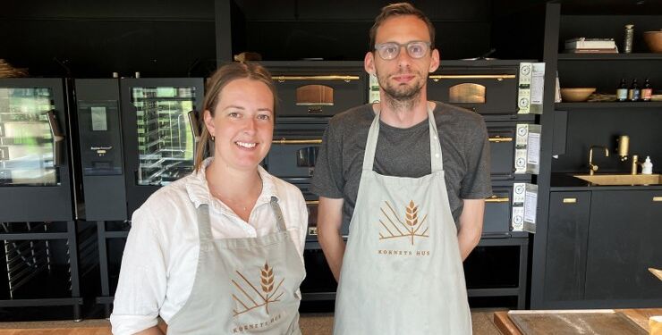 Amanda Axelsen og Lukas Wolf fra Kornets Hus glæder sig til Hjørring Dyrskue. Foto: Palle W. Nielsen