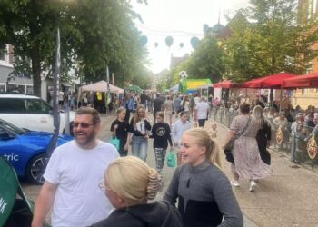 Liv og glade dage i Hjørring. Foto: Hjørring Handel