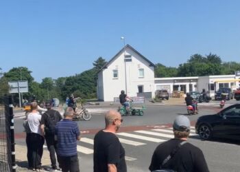 Knallerterne fra træffet i Bindslev rundede også Tversted sommeren 2023. Arkivfoto: Palle W. Nielsen