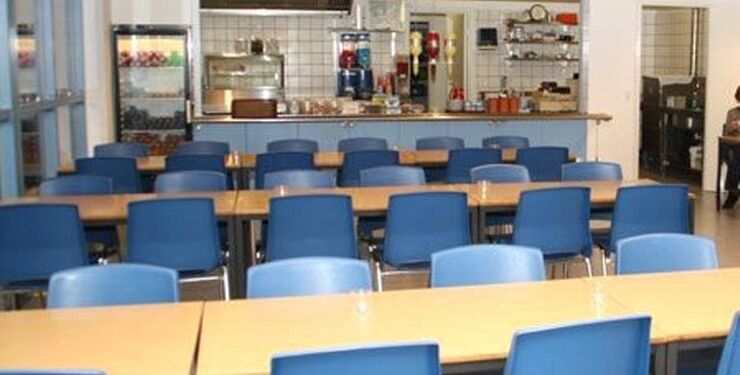 Dana Cup giver travlhed også i cafeteriet i Lendum Hallen. Privatfoto
