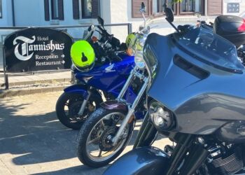 I 2023 dukkede næsten 500 motorcykler op i Tversted. Arkivfoto: Palle W. Nielsen