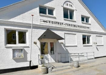 Den nye bestyrelse i Vidstrup Forsamlingshus er klar med ideer til husets fremtid.