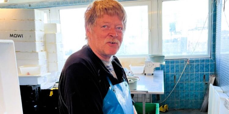 Erik Gaardboe er familiens tredje generation af fiskehandlere i Hirtshals. Foto: Niels Skipper.