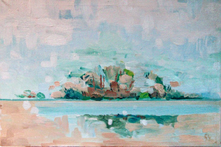 Billedkunstner Christian von Lotzbeck fra Sørig udstiller i Det Hvide Fyr i Skagen 3