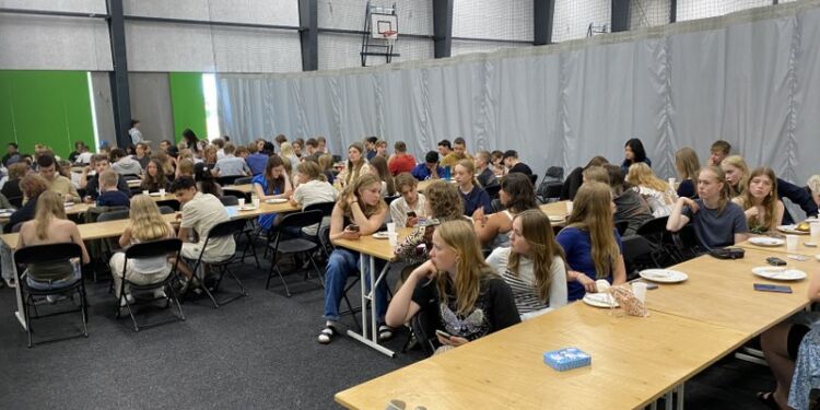 Et blik ud over de 140 deltagere i årets Talent Week. Foto: HPR.