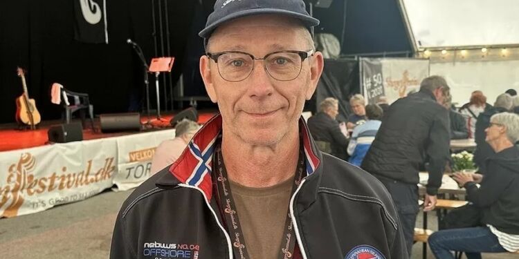 Formand Jesper Hegaard hos Skagen Festival. Foto: Bruno Stagsted/TV2 Nord.
