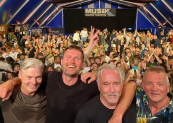 Traditionen tro er No Good sidste band fredag aften ved Musik Under Trappen i Hirtshals. Foto: Privat.