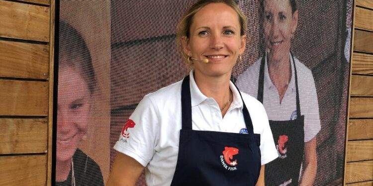 Rikke Stjerne til Food Festival ved Salling Rooftop i Aarhus. Foto: Privat.