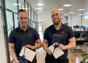 Stolte nye speditører. Foto: Color Line Cargo.