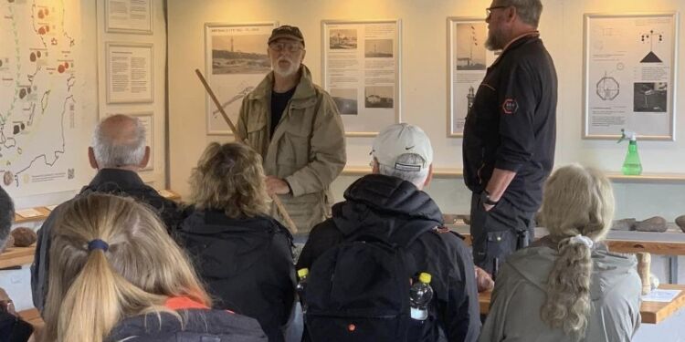 Hugo Richner og Lars Danielsen fra Vendsyssel Stenklub. Foto: Privat.