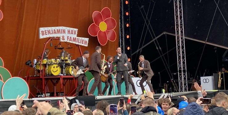 Benjamin Hav havde taget familien med til Løkken. Arkivfoto: Løkken Koncert