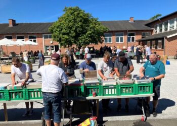 Vinyl Bazar er et hit på Tversted Skole. Arkivfoto: Palle W. Nielsen