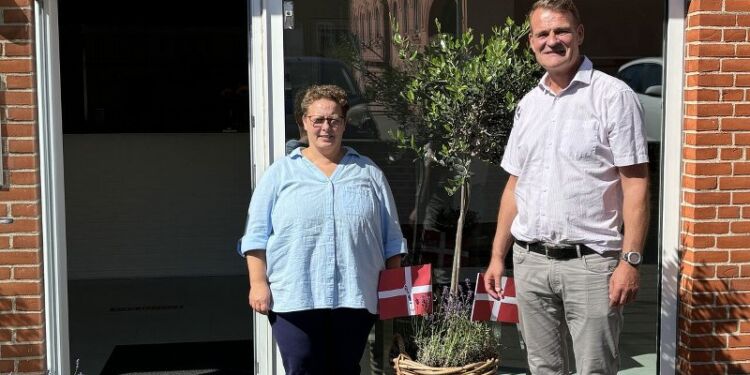 Helle Jensen og Peter Bruhns. Foto: Privat.