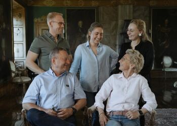 Familien Rottbøll er dybt engagerede i vedligeholdelsen af det historiske kloster ved Børglum.
Foto: Mads Venzel Frost.