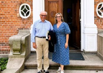 Bruno Christensen og Rikke_Ejsenhardt Larsen. Foto: HH.