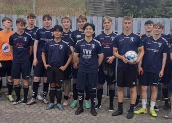 U19 spillerne hos Team Horne-Hirtshals i august 2024. Foto: HB.