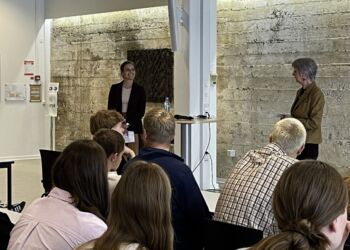 Eleverne stillede mange spørgsmål til Marie Bjerre, bl.a. om ligestilling.