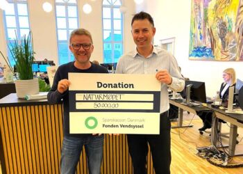 Casper Nissen Larsen og Leif Lund Jakobsen. Foto: Sparekassen Danmark.