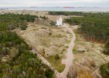 Den tilsandede kirke syd for Skagen. Foto: Toppen af Danmark.