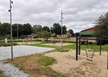 Tarzanbanen bliver indviet torsdag den 22. august klokken 10 på Højene Skole.  Pressefoto