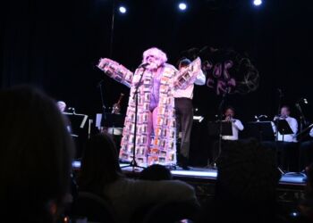 performance med Michael Richardt. Foto: Vena Naskrecka.