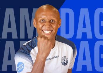 Ayo Simon Okosun er klar til kamp for Vendsyssel FF. Pressefoto