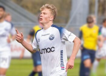 Oskar Öhlenschlaeger fra Vendsyssel FF. Pressefoto