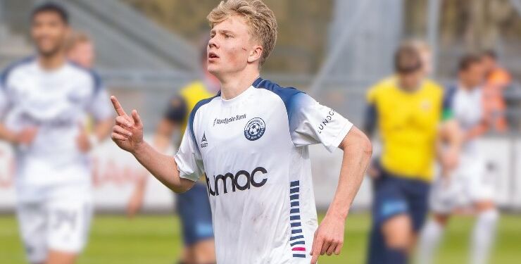 Oskar Öhlenschlaeger fra Vendsyssel FF. Pressefoto