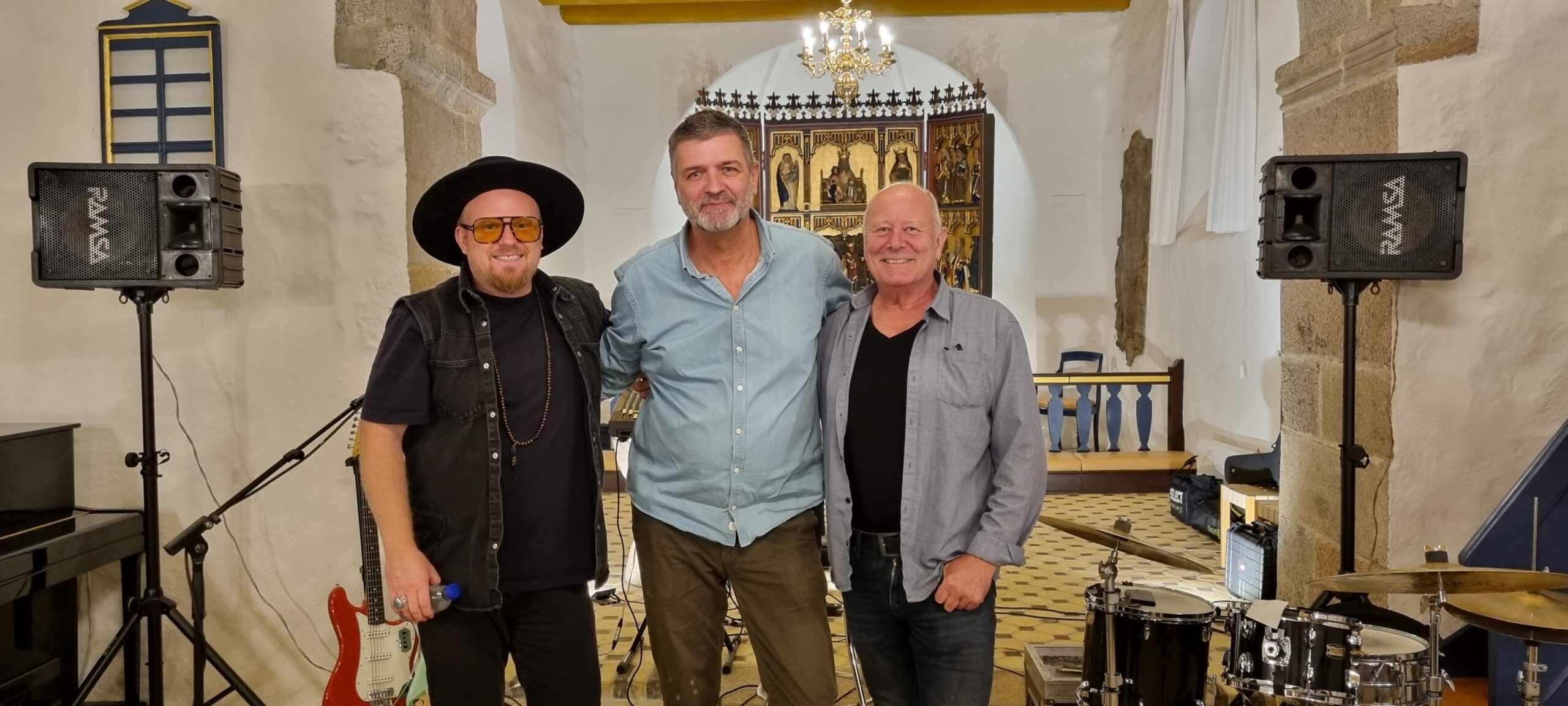 Kirkeklubben: fra venstre Casper Dybdahl. Henrik Mølbjerg og Klaus Thrane.