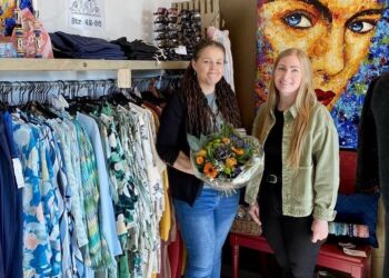 Karina Oxholm og Line Uggerly Jørgensen.