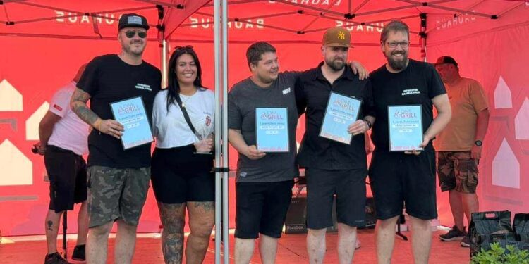 BadBoy Butchers BBQ ved deltagelsen i DM i Grill. Foto: Danish Barbecue Association