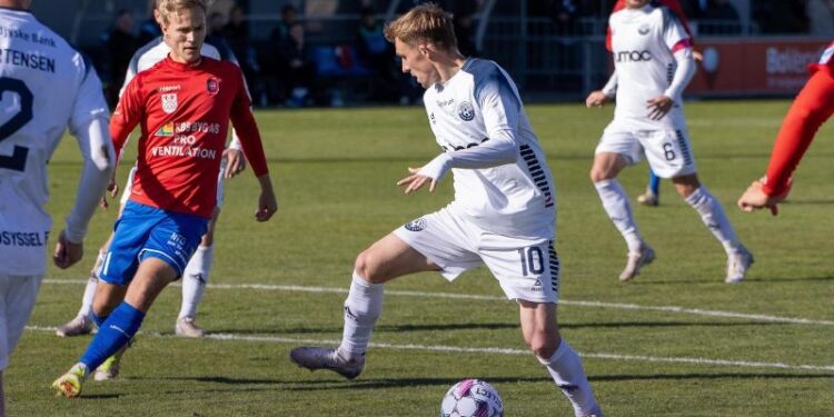 Det blev lørdag til et nederlag på hjemmebane på 0-1 mod Hvidovre IF. Foto: FF.