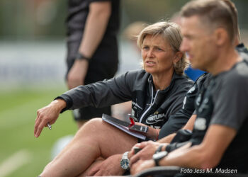 Cheftræner Lene Terp. Foto: Arkiv.